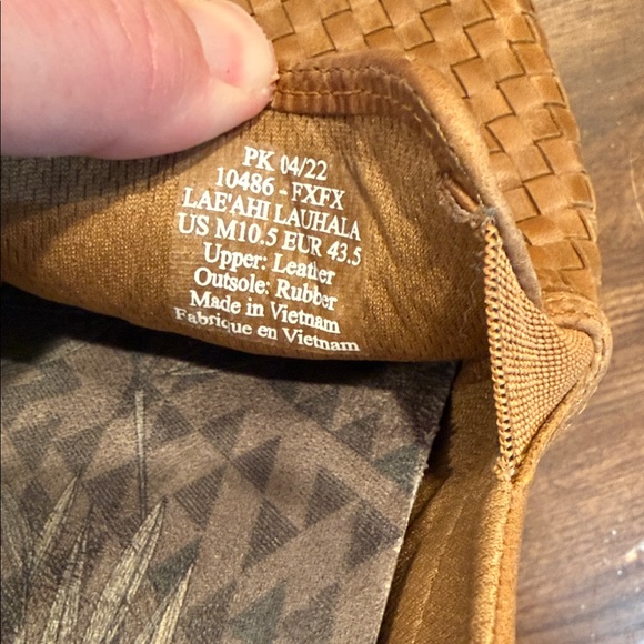 OluKai Tan Woven Slip-On Loafers - Picture 3 of 5